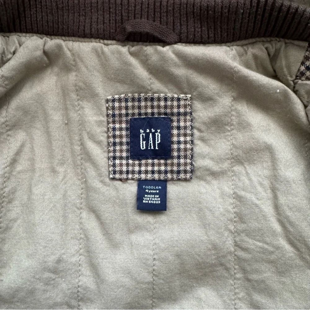 Baby Gap Brown‎ Checkered Kids Jacket- 4T